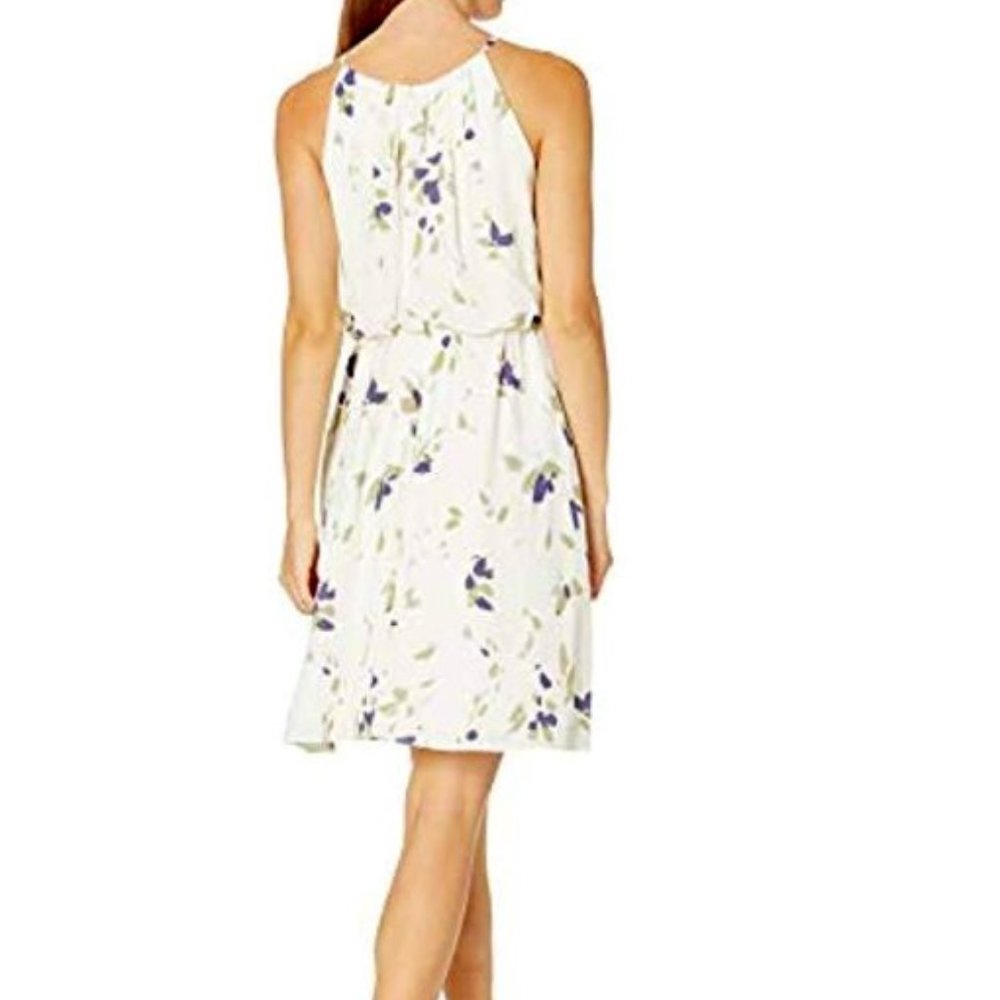 NWT NINE WEST Sleeveless Dress With Shirring At Waist (10)